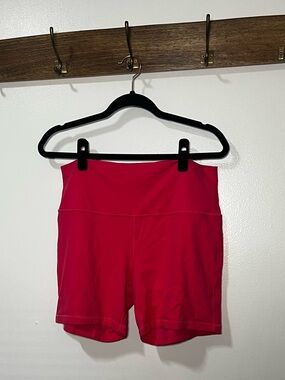 lululemon athletica High-Waist Hot Pink Athletic Align Shorts